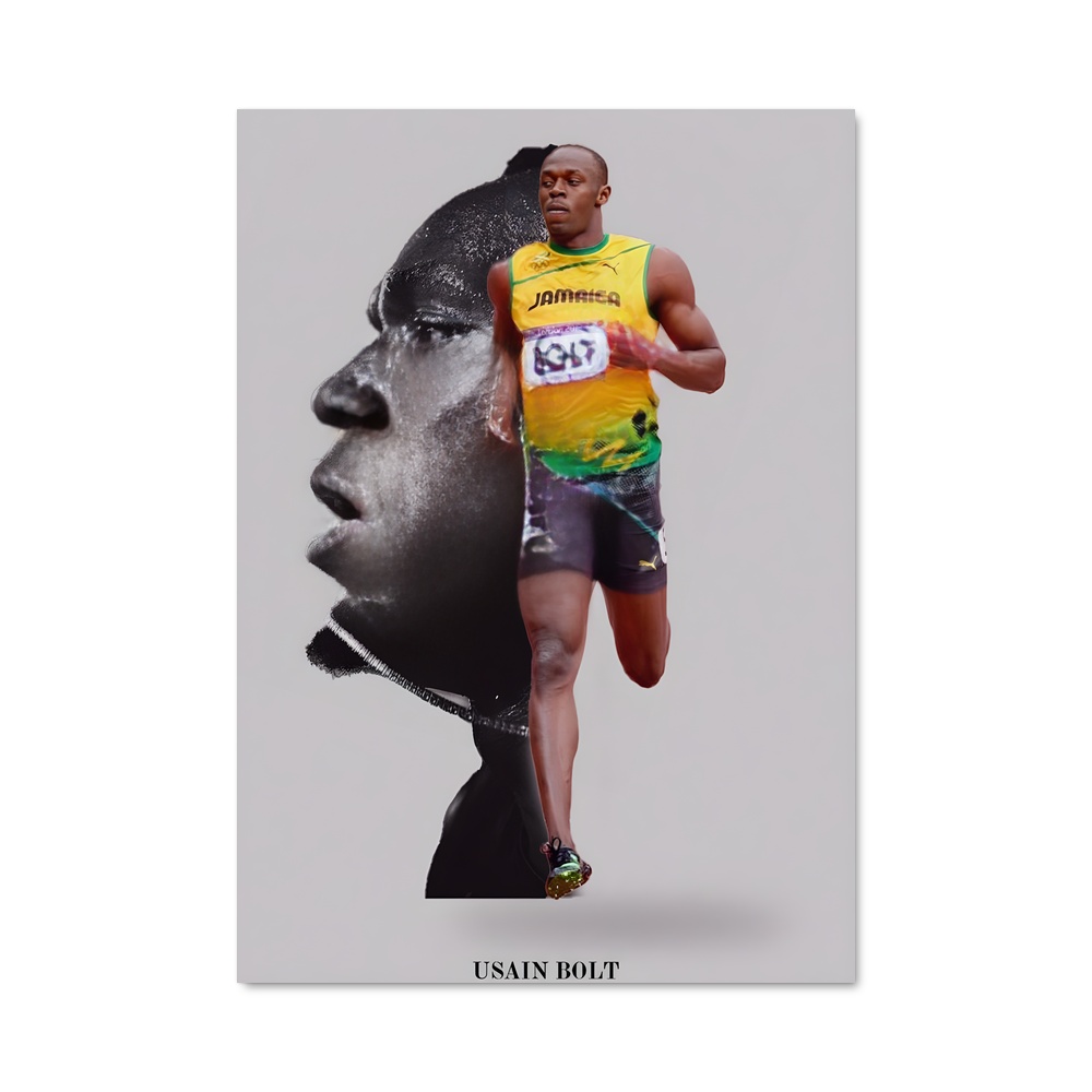 Poster Usain bolt Olympiades